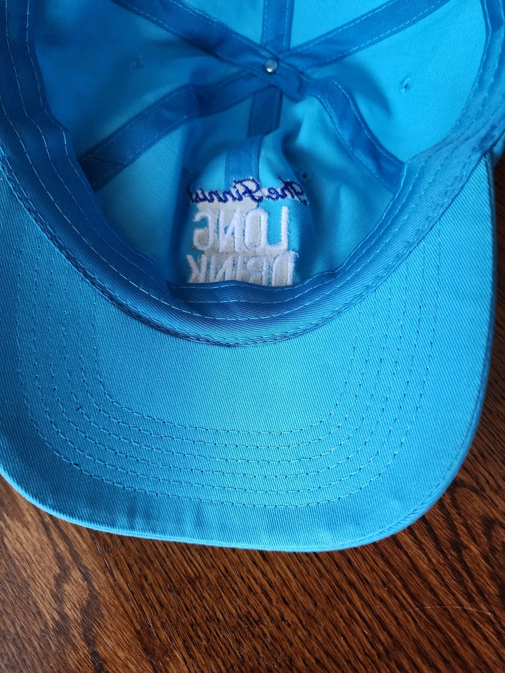 The Finnish Long Drink Embroidered Baseball Cap - Blue